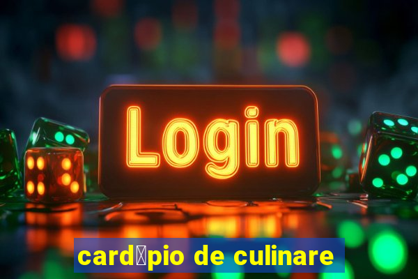 card谩pio de culinare