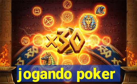 jogando poker