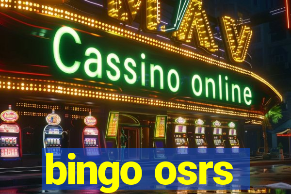 bingo osrs