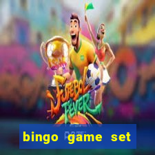 bingo game set near me