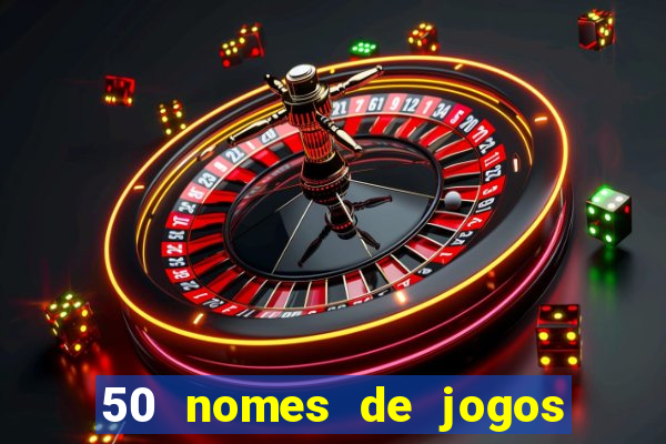 50 nomes de jogos com bola