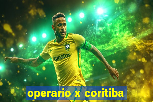 operario x coritiba