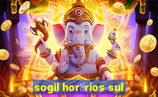 sogil hor谩rios sul