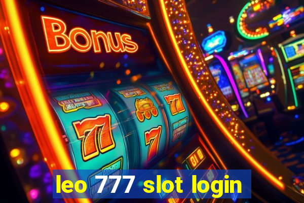 leo 777 slot login