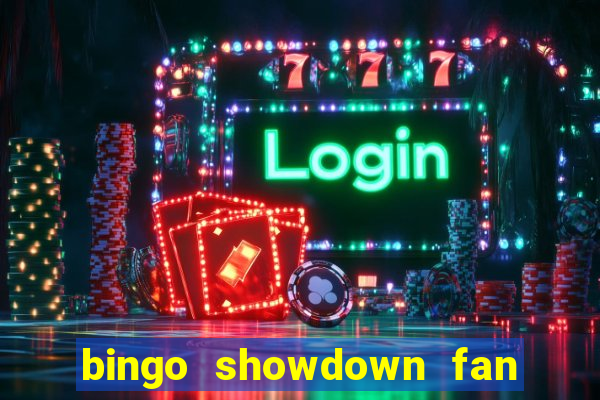 bingo showdown fan page freebies