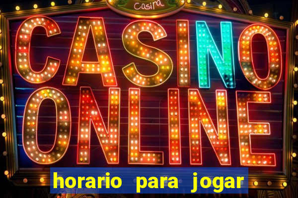 horario para jogar fortune rabbit