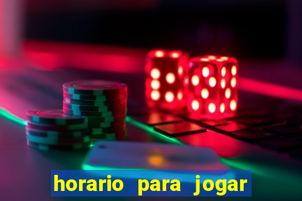 horario para jogar fortune rabbit