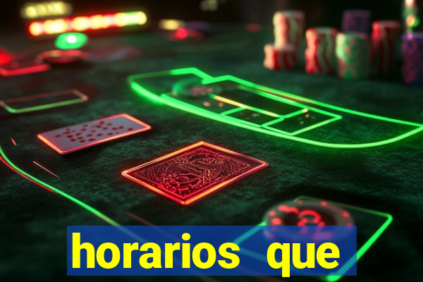 horarios que fortune tiger paga