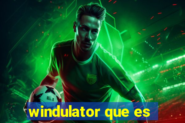 windulator que es