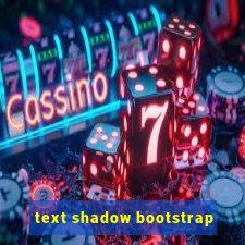 text shadow bootstrap