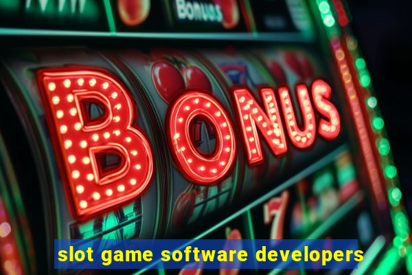 slot game software developers