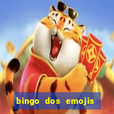 bingo dos emojis para imprimir