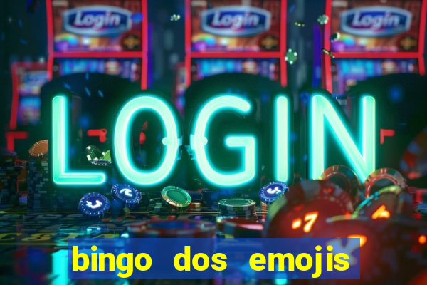 bingo dos emojis para imprimir