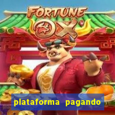 plataforma pagando fortune tiger