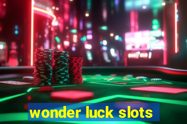 wonder luck slots