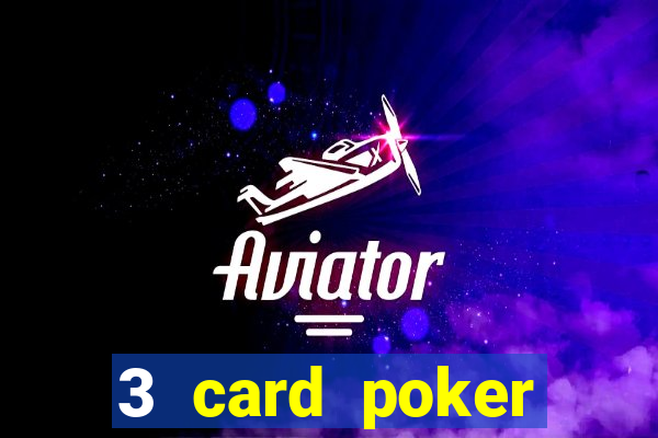 3 card poker casino game