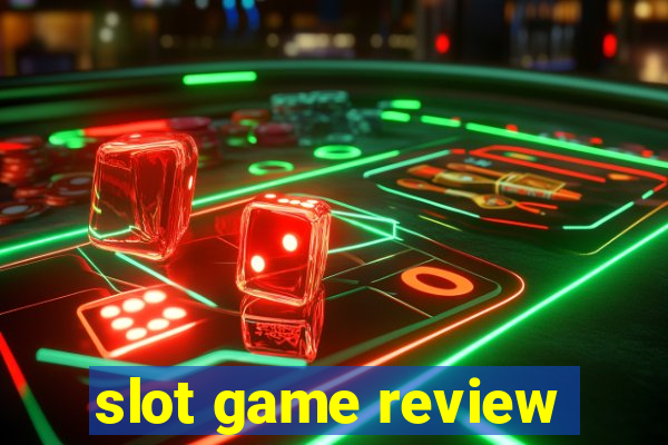 slot game review