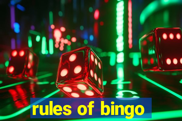 rules of bingo