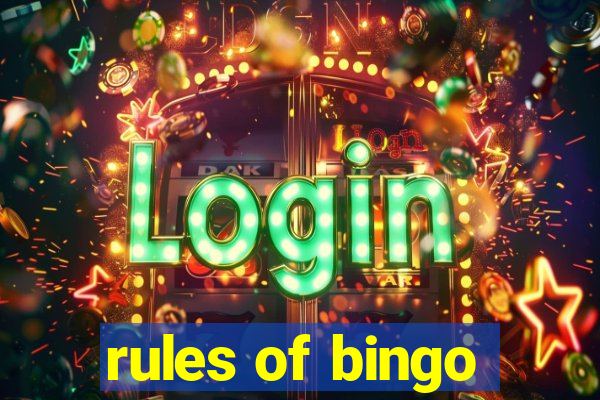 rules of bingo