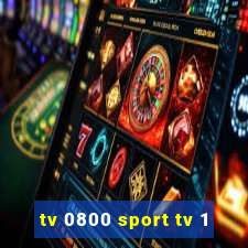 tv 0800 sport tv 1