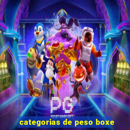 categorias de peso boxe