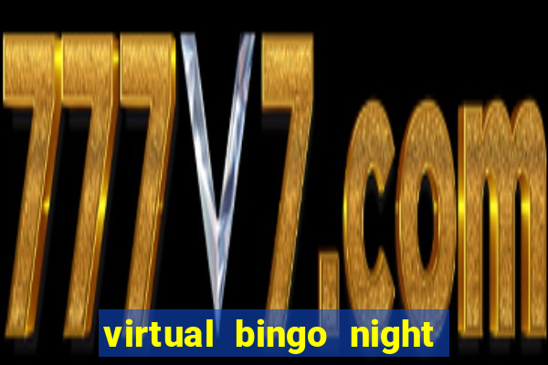 virtual bingo night with friends