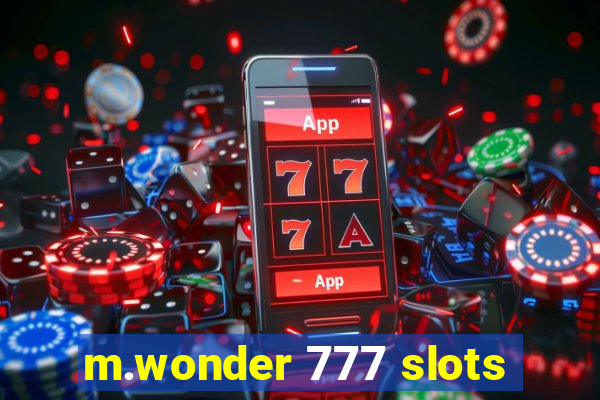 m.wonder 777 slots