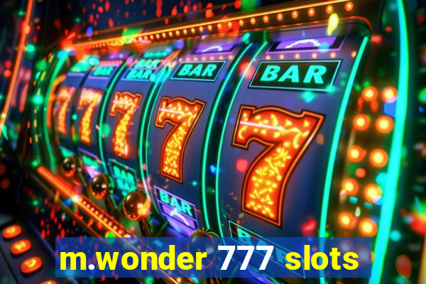 m.wonder 777 slots