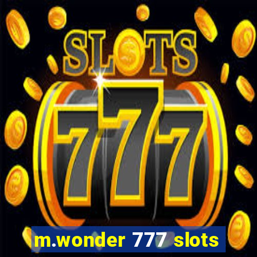 m.wonder 777 slots