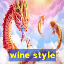 wine style