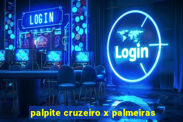 palpite cruzeiro x palmeiras