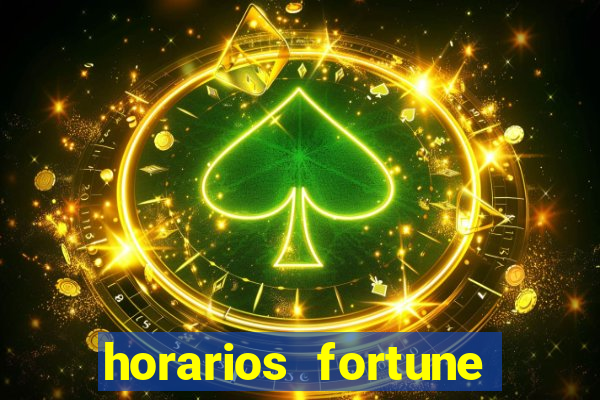 horarios fortune tiger madrugada