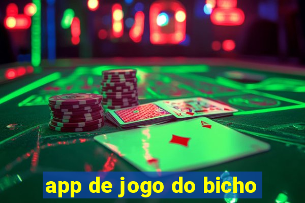 app de jogo do bicho