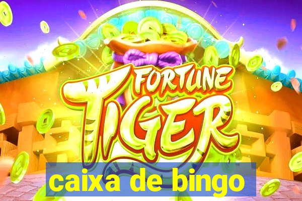 caixa de bingo