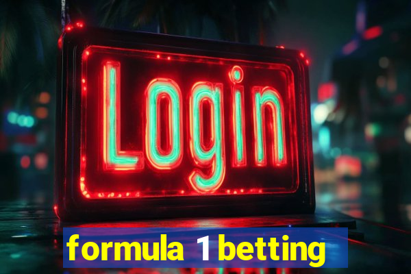 formula 1 betting