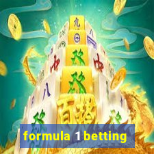 formula 1 betting