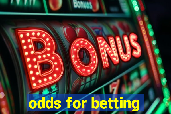 odds for betting