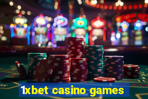 1xbet casino games