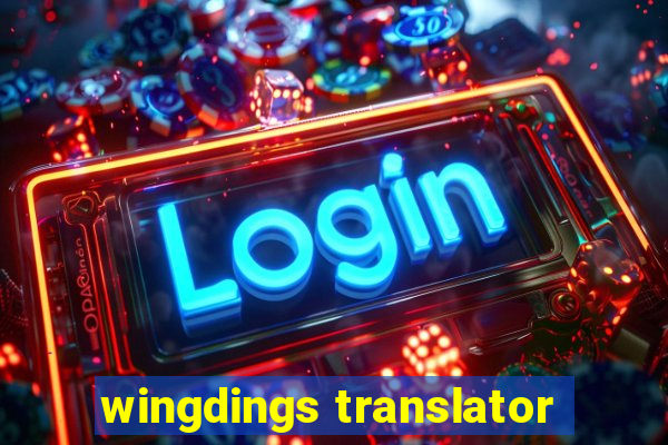 wingdings translator