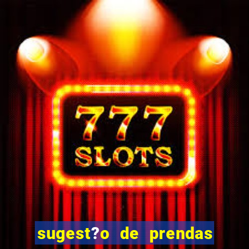 sugest?o de prendas para bingo