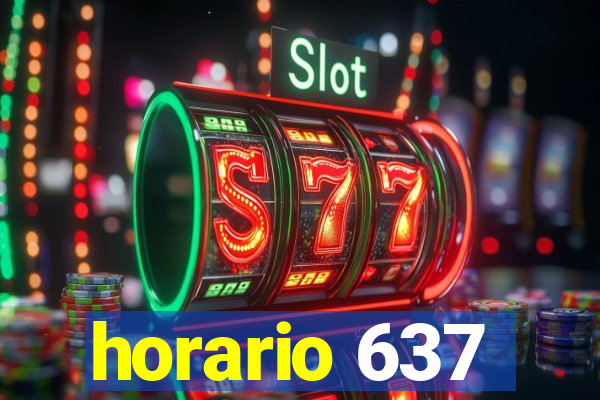 horario 637