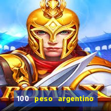 100 peso argentino em real