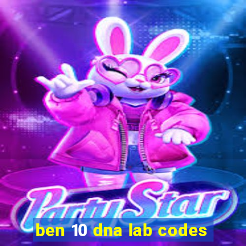 ben 10 dna lab codes