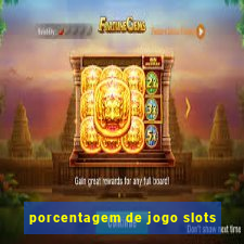 porcentagem de jogo slots