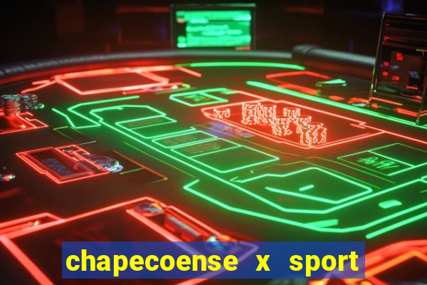 chapecoense x sport recife palpite