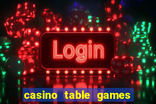 casino table games play online now