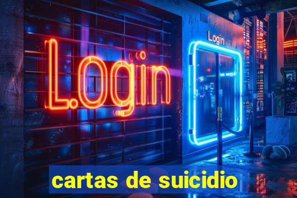 cartas de suicidio