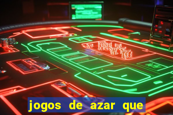 jogos de azar que d?o dinheiro