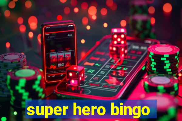 super hero bingo