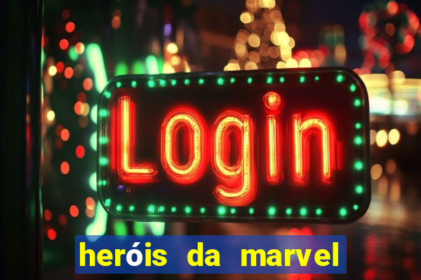 heróis da marvel nomes e fotos